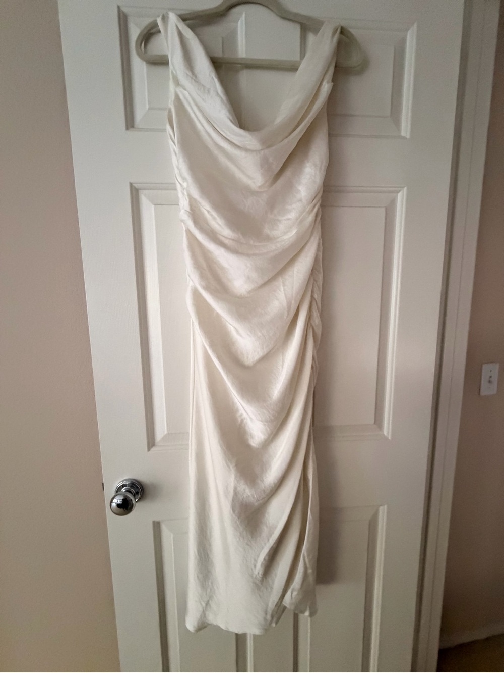 Abercrombie & Fitch Ivory Draped Wedding Dress